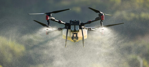 Drone Training Spray Drone remote pilot licence RePL spray drone in action