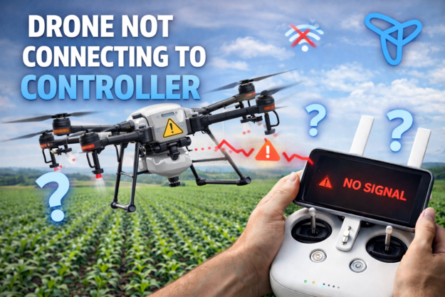 Drone connection error in the field